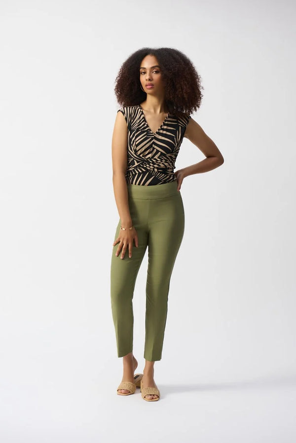 JOSEPH RIBKOFF | Classic Slim Pant Cactus