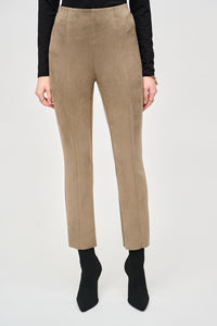 JOSEPH RIBKOFF | Scuba Suede Flared Pants 243178