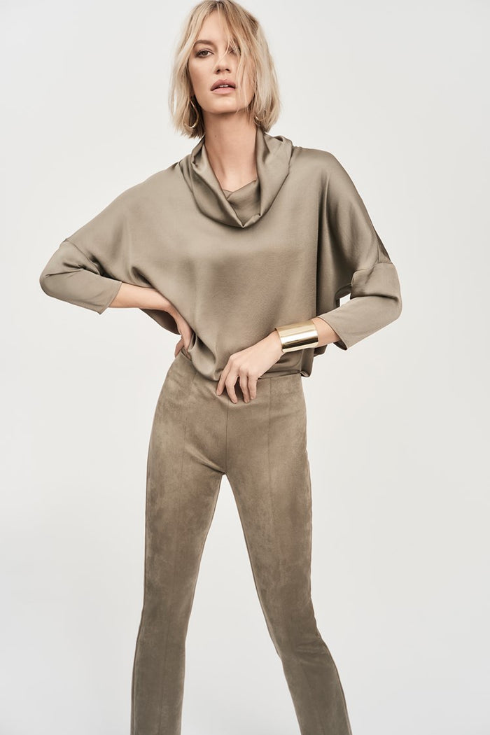 JOSEPH RIBKOFF | Satin Cowl Collar Top 243189