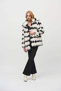 JOSEPH RIBKOFF | Reversible Faux Fur Coat 244900