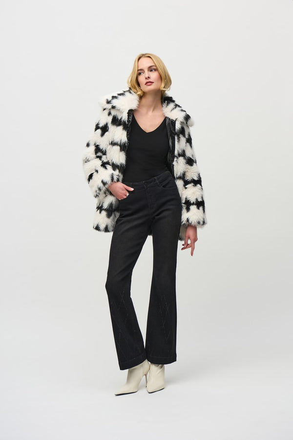 JOSEPH RIBKOFF | Reversible Faux Fur Coat 244900