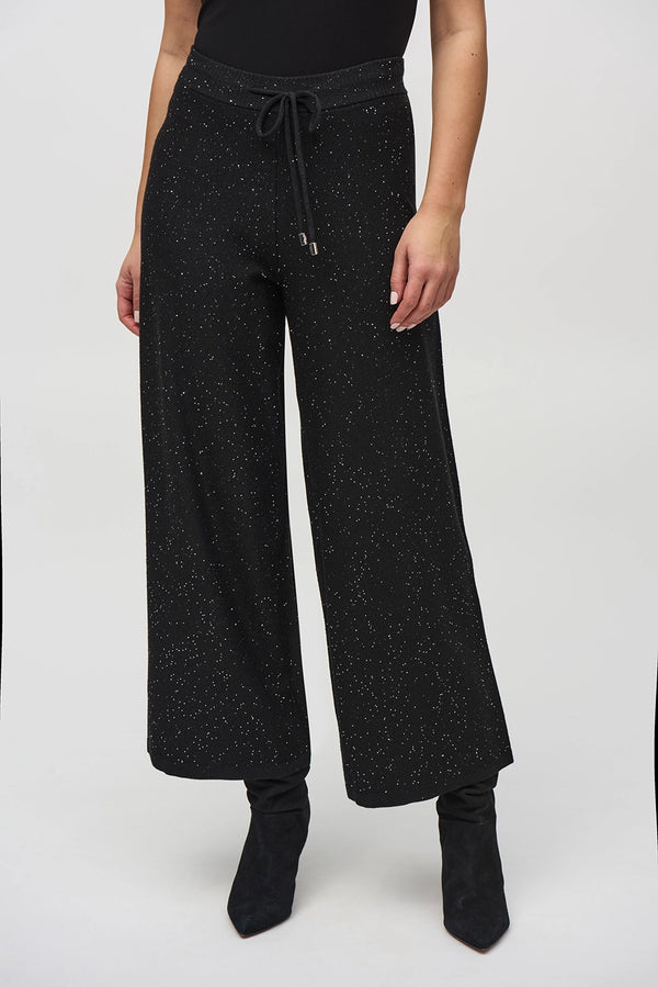 JOSEPH RIBKOFF | Sequined Sweater Knit Culotte Pants 244922