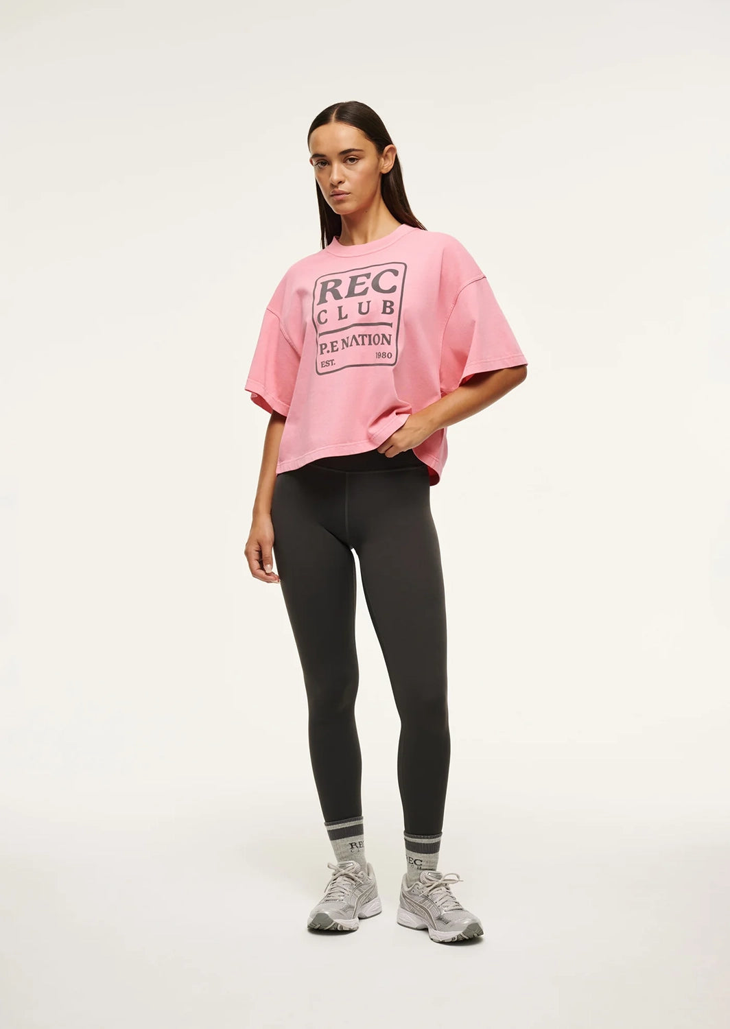 P.E NATION | RALLY TEE |PINK LEMONADE