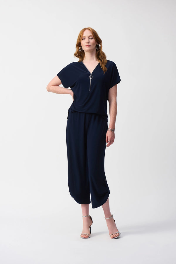 Joseph Ribkoff | Silky Knit Culotte Jumpsuit 251044