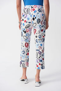 Joseph Ribkoff | Millennium Abstract Print Crop Pants 251221