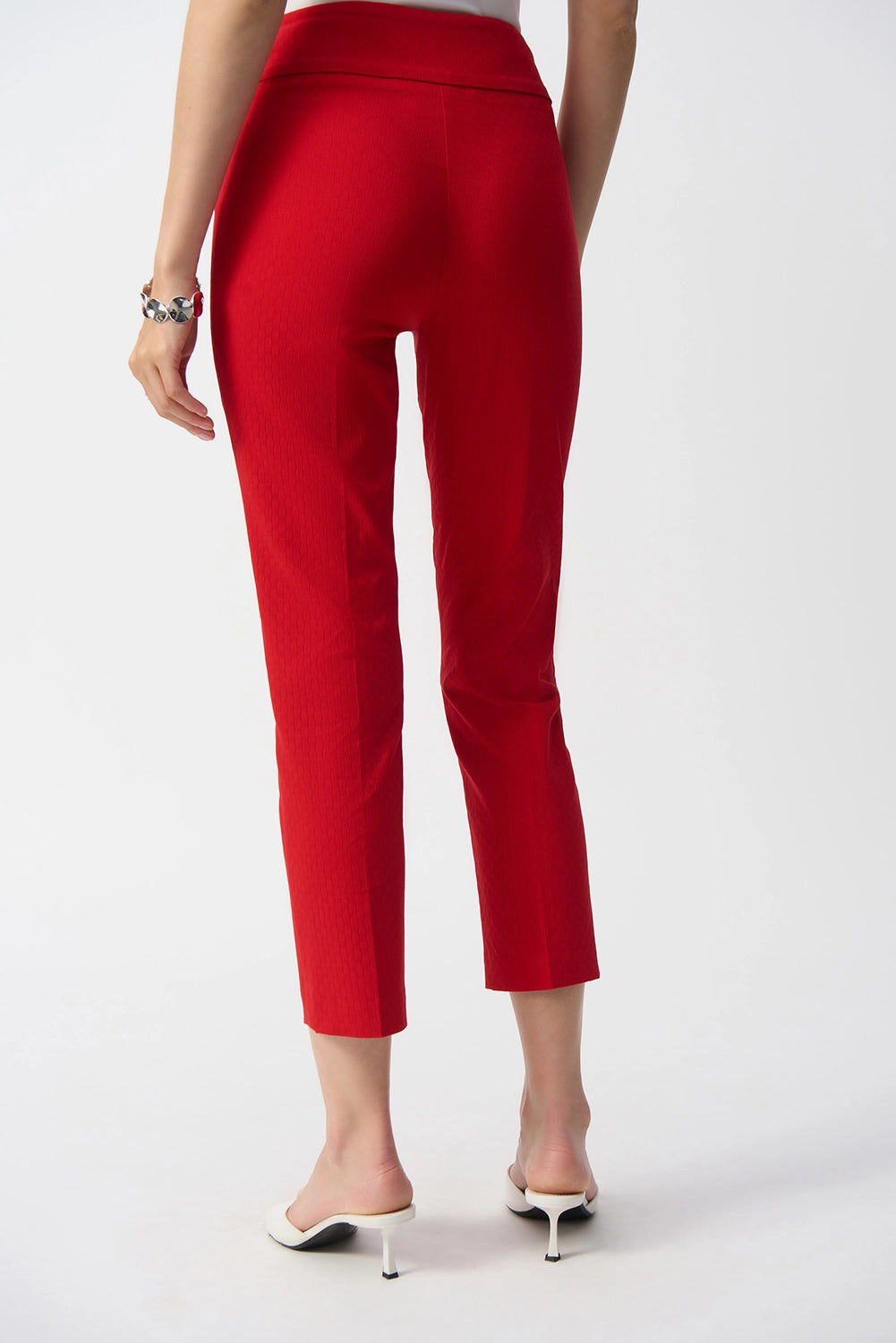 Joseph Ribkoff |Textured Jacquard Crop Pull-On Pants 251256