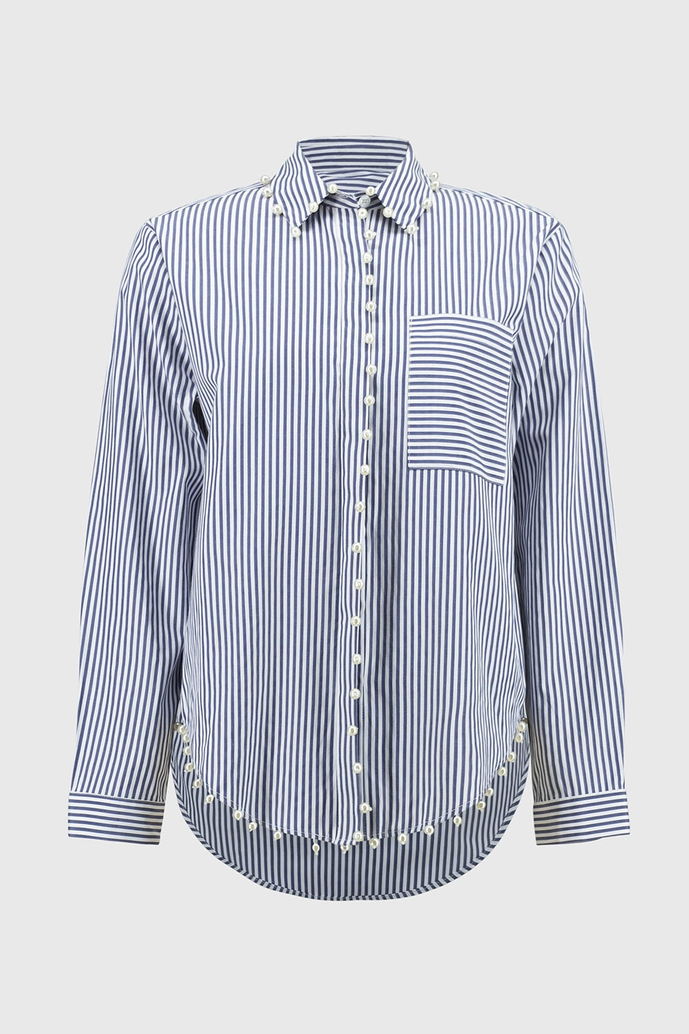 Joseph Ribkoff | Striped Stretch Cotton Shirt 251942