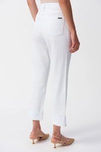 Joseph Ribkoff | Slim Fit Cropped Jeans - White