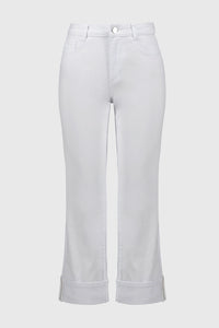 Joseph Ribkoff | Slim Fit Cropped Jeans - White