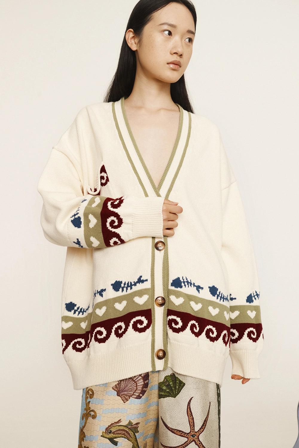 ALEMAIS | BATH HOUSE KNIT CARDIGAN