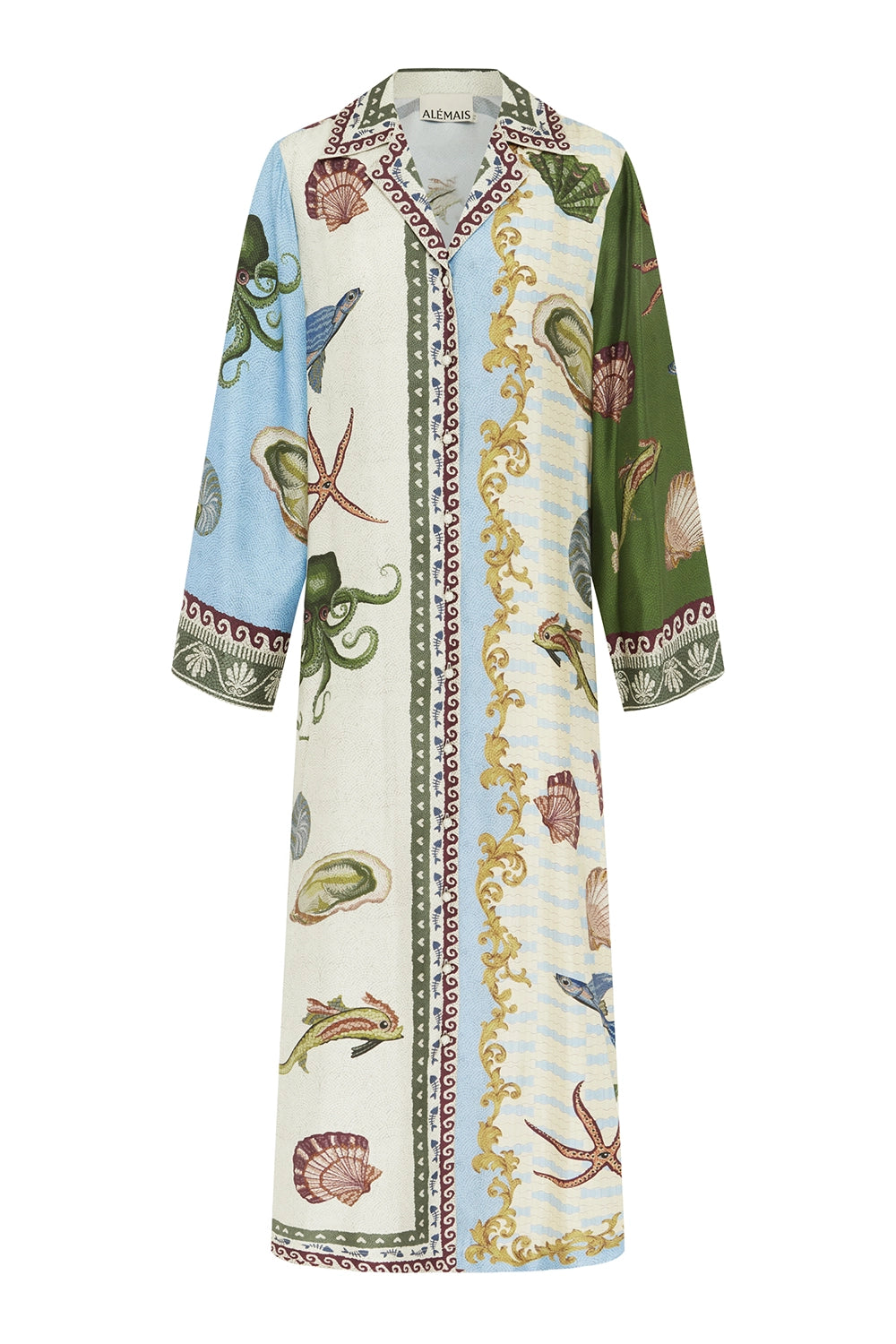 ALEMAIS | BATH HOUSE SILK SHIRTDRESS