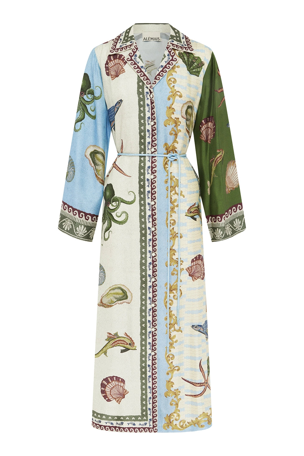 ALEMAIS | BATH HOUSE SILK SHIRTDRESS