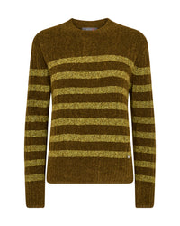 MOS MOSH | Dedra Stripe Knit Green