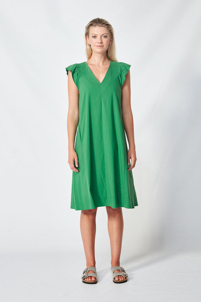 VERGE | ACROBAT POLLY DRESS - APPLE