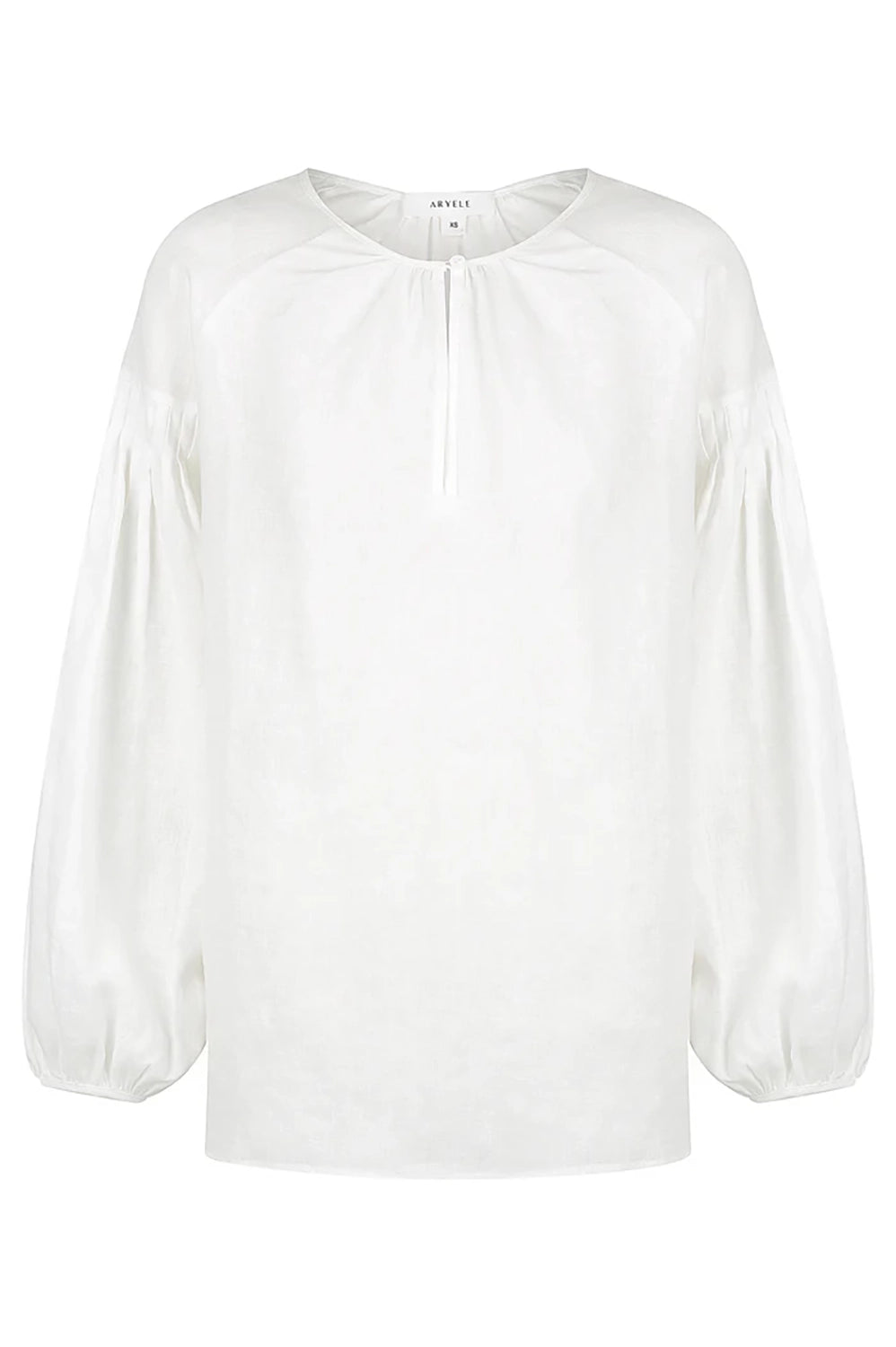 ARYELE | AUDREY PLEAT SLEEVE BLOUSE - IVORY