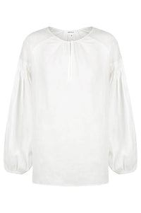 ARYELE | AUDREY PLEAT SLEEVE BLOUSE - IVORY