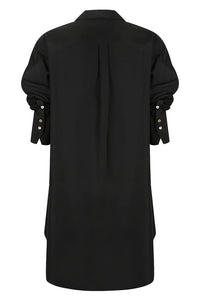 ARYELE | LARA SHIRT DRESS - BLACK