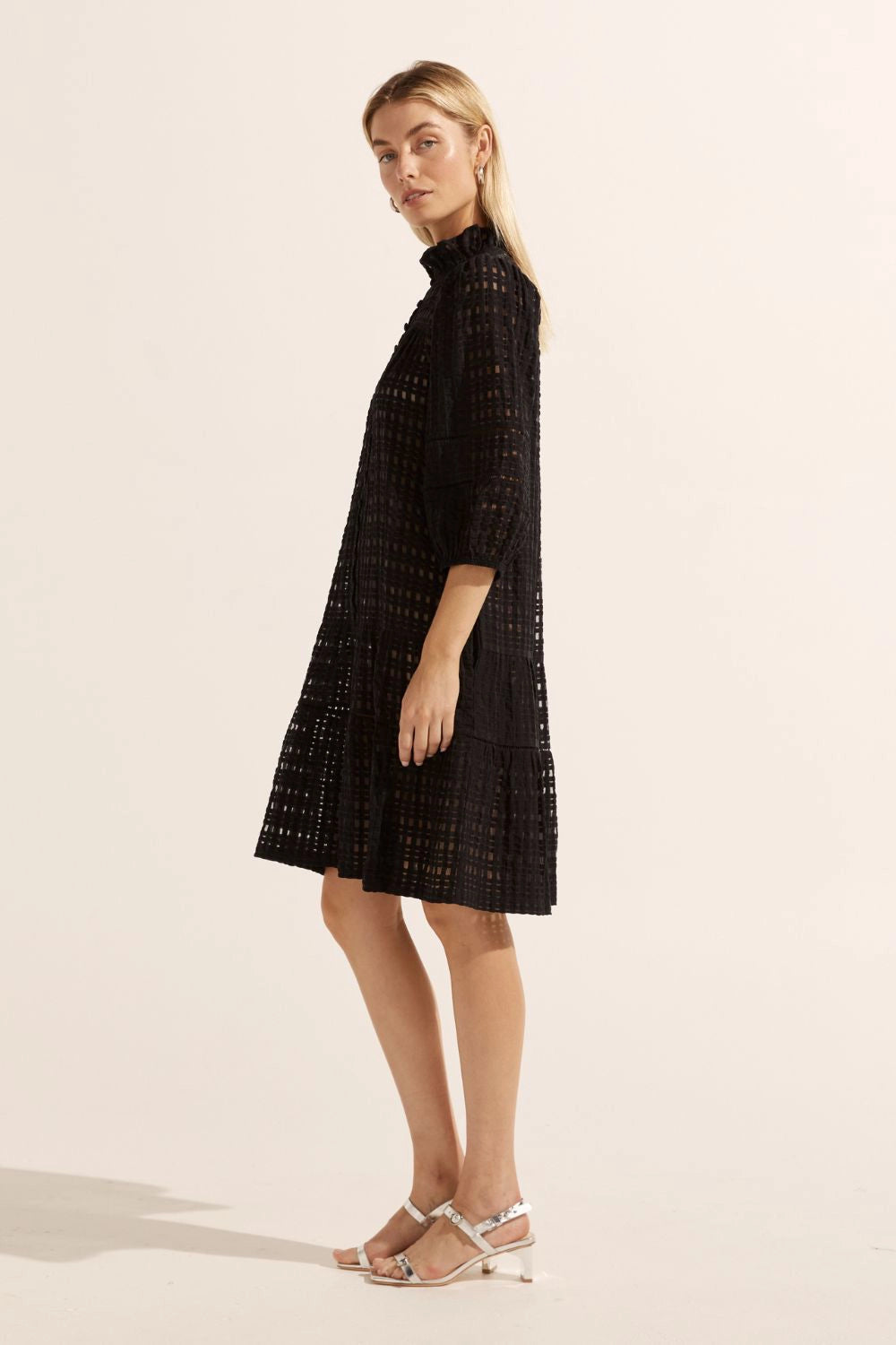 ZOE KRATZMANN | BEACON DRESS BLACK WINDOW