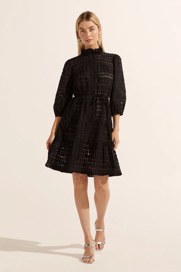 ZOE KRATZMANN | BEACON DRESS BLACK WINDOW