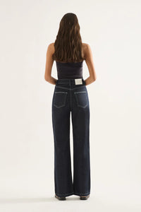 Outland Denim Ellie Super High Wide Leg Jean/Rinse