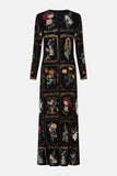 CAMILLA | Magic In The Manuscripts Gathered Jersey Long Dress