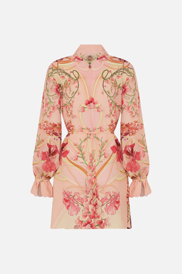 CAMILLA | Blossoms And Brushstrokes Shift Shirt Dress