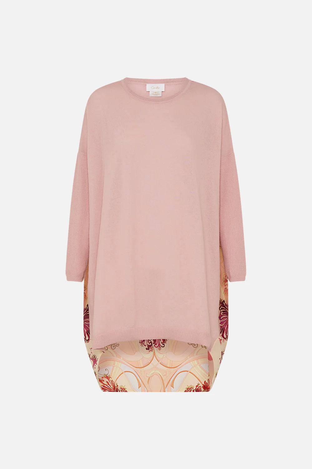 CAMILLA | Blossoms And Brushstrokes Long Sleeve Jumper With Print Back