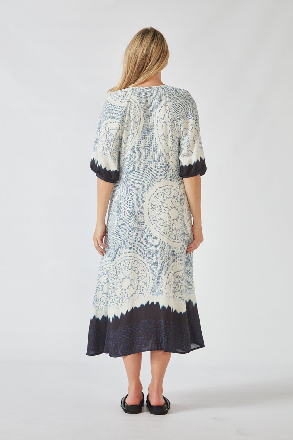 VERGE | COYA DRESS - BLUE PRINT