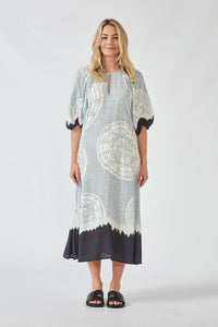 VERGE | COYA DRESS - BLUE PRINT