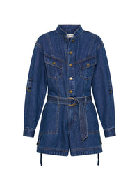 KIVARI | Elena Denim Playsuit