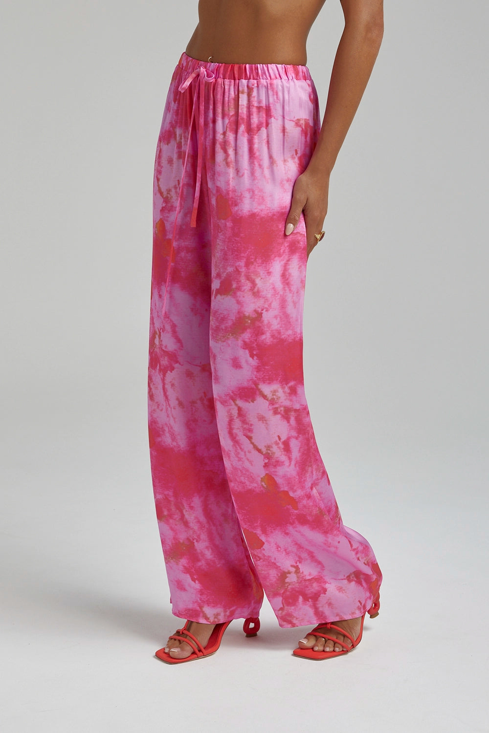 SUMMI SUMMI |RELAXED PANTS |HIBISCUS