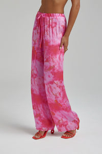 SUMMI SUMMI |RELAXED PANTS |HIBISCUS