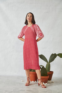 VERGE | INSPIRE DRESS - RED PRINT