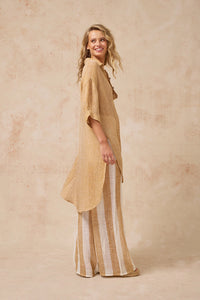 ESTILO EMPORIO | Bonato Shirt Dress - Rete Oro