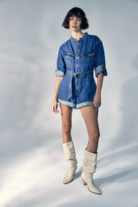 KIVARI | Elena Denim Playsuit