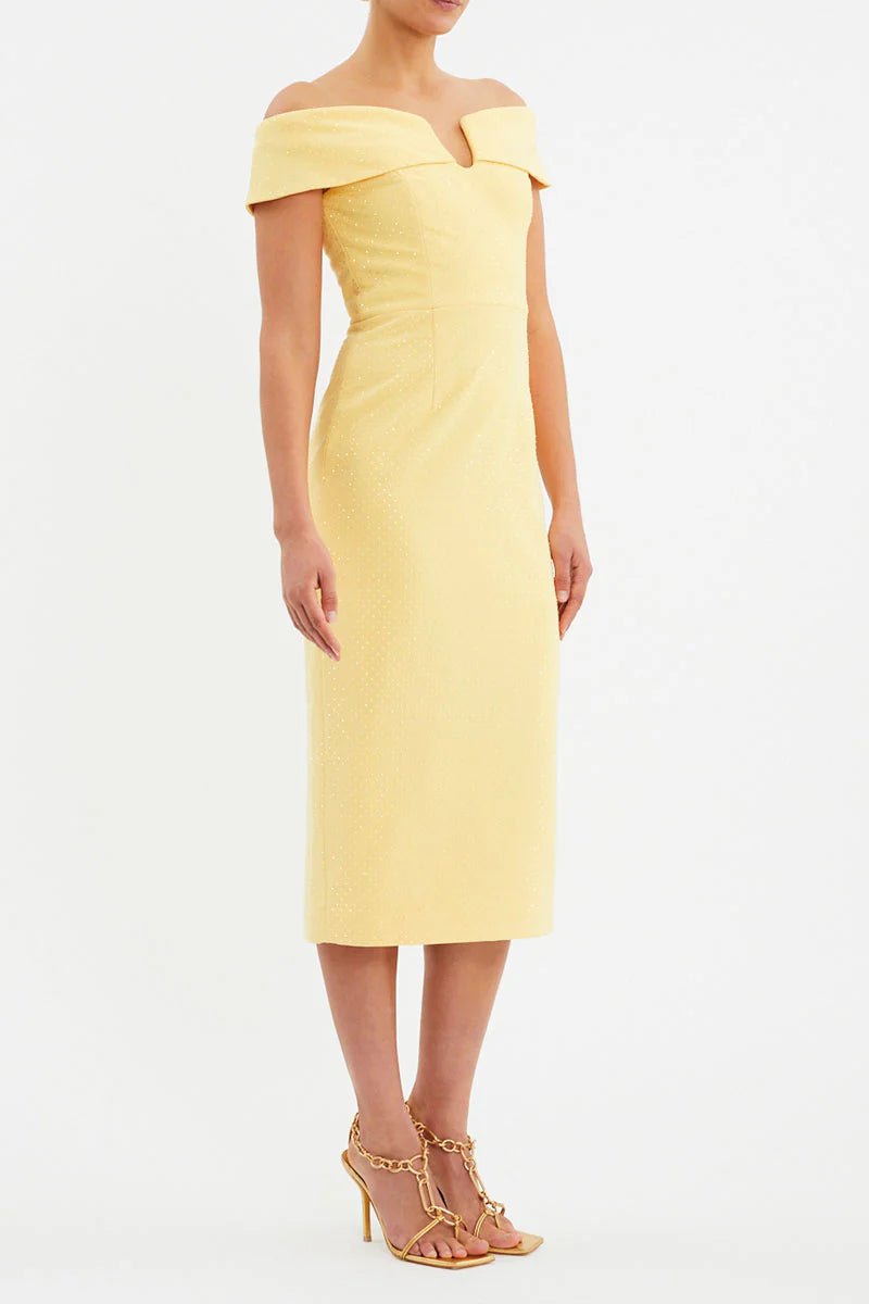 REBECCA VALLANCE | LUMIERE MIDI DRESS