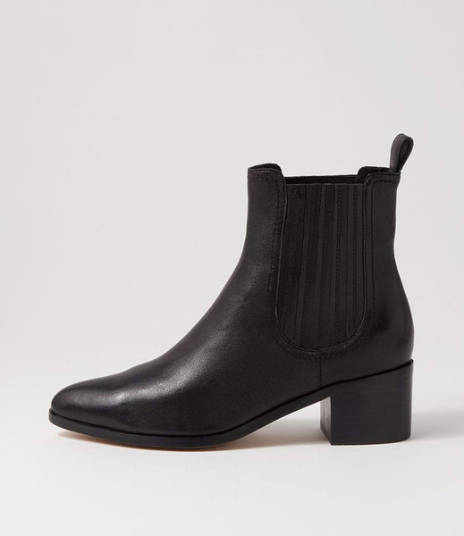 MOLLINI | Simmons Black Leather Chelsea Boots – Hollie Rose