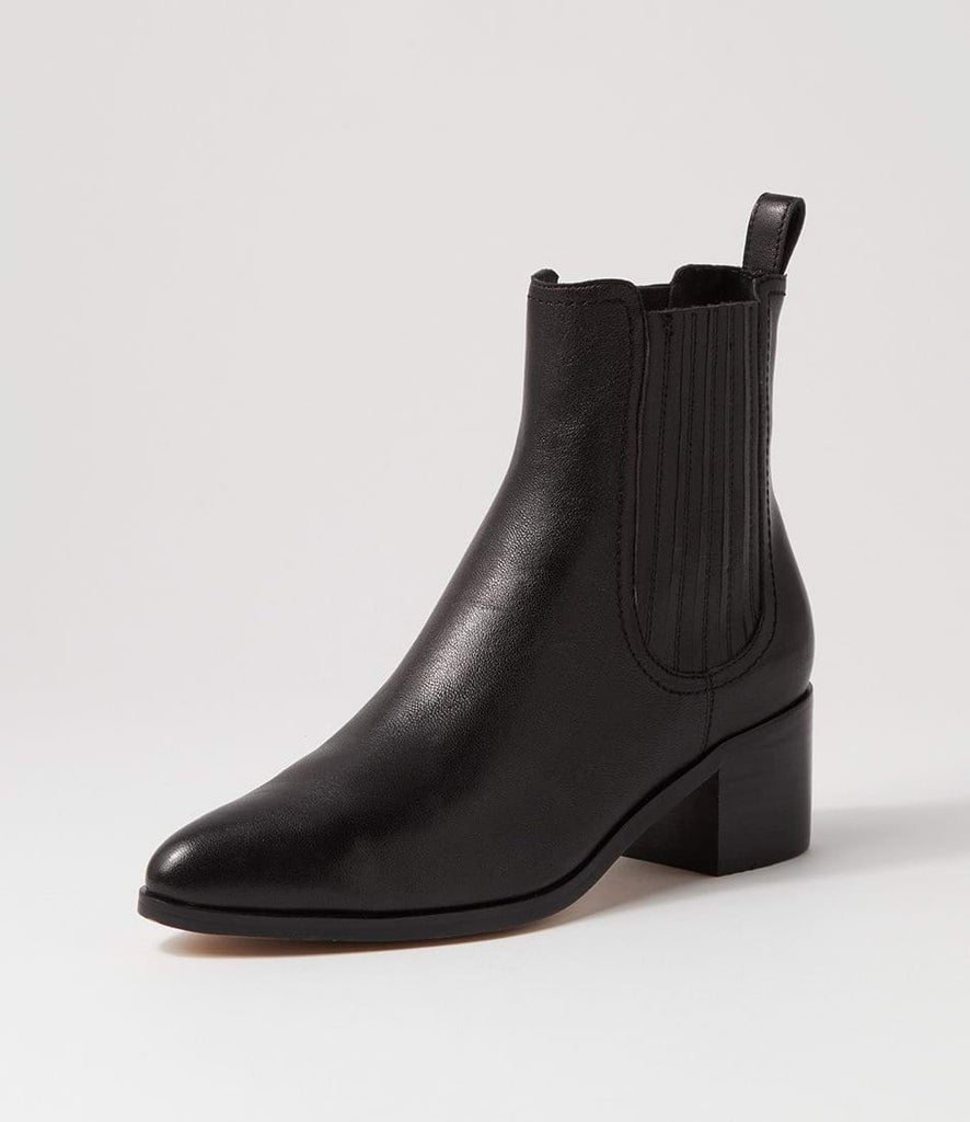 MOLLINI | Simmons Black Leather Chelsea Boots – Hollie Rose