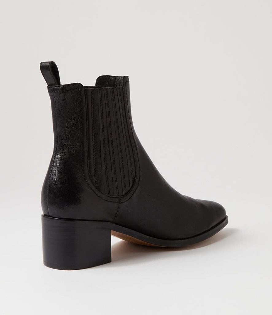 MOLLINI | Simmons Black Leather Chelsea Boots – Hollie Rose