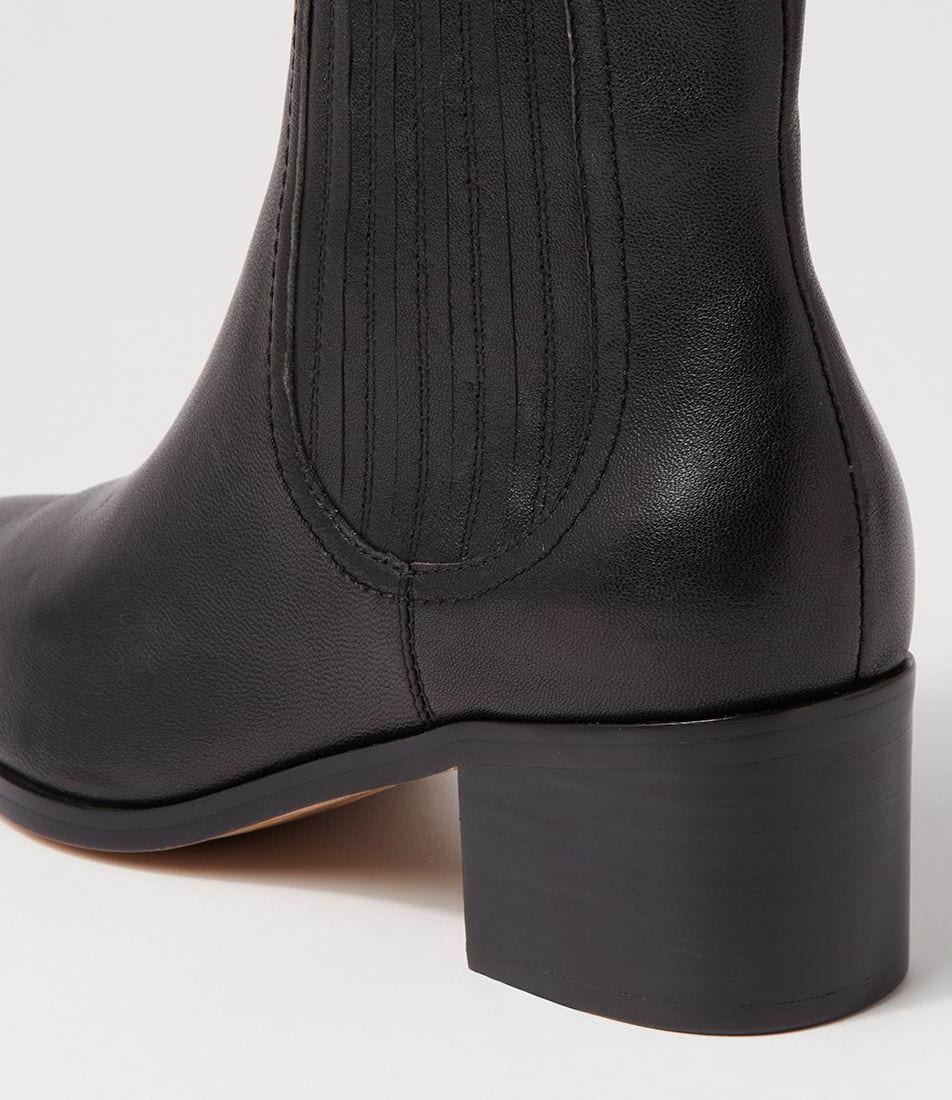 MOLLINI | Simmons Black Leather Chelsea Boots