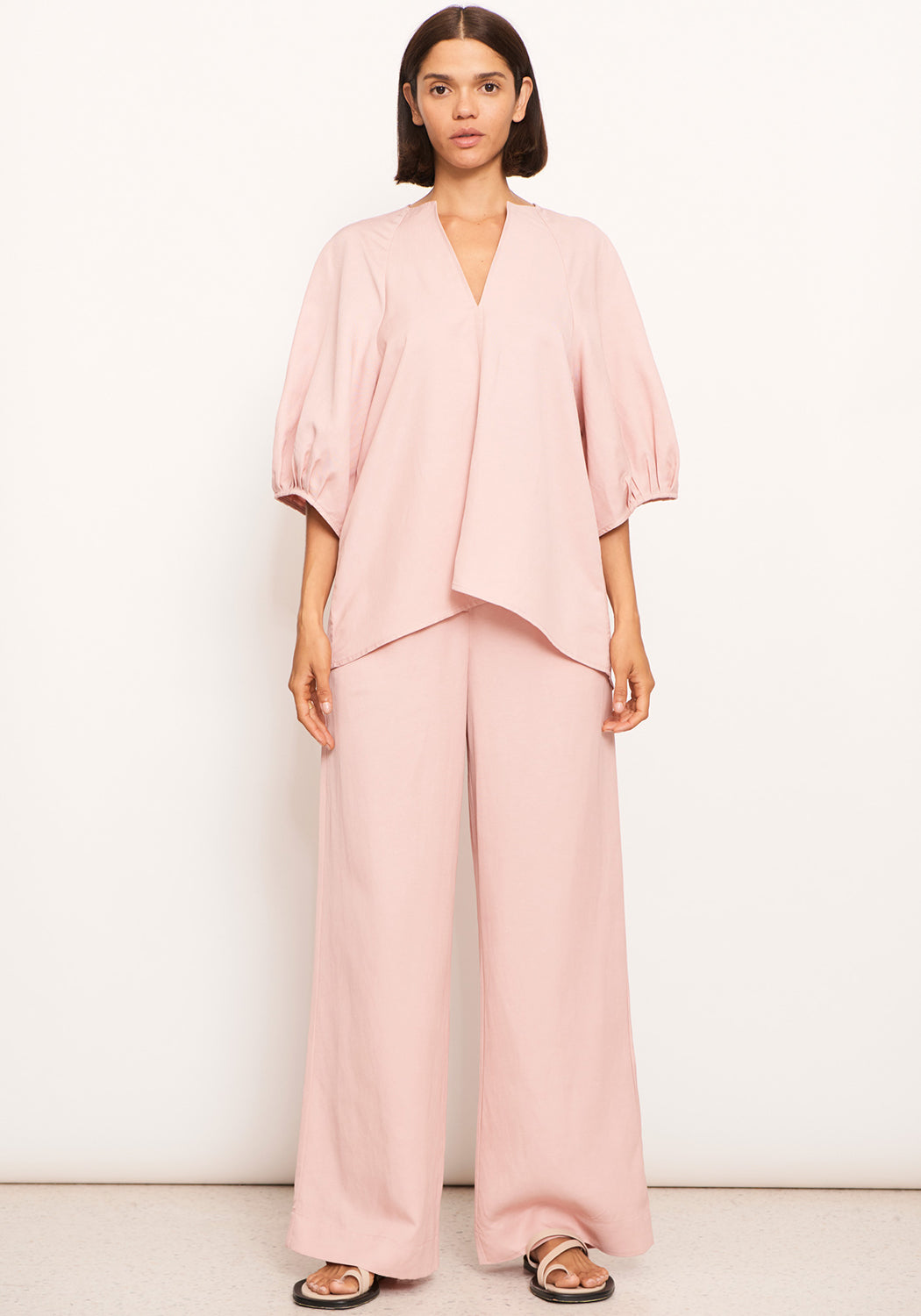 POL | SAKE FULL SLEEVE TOP |PINK