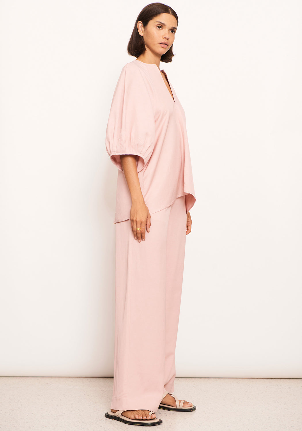 POL | SAKE FULL SLEEVE TOP |PINK