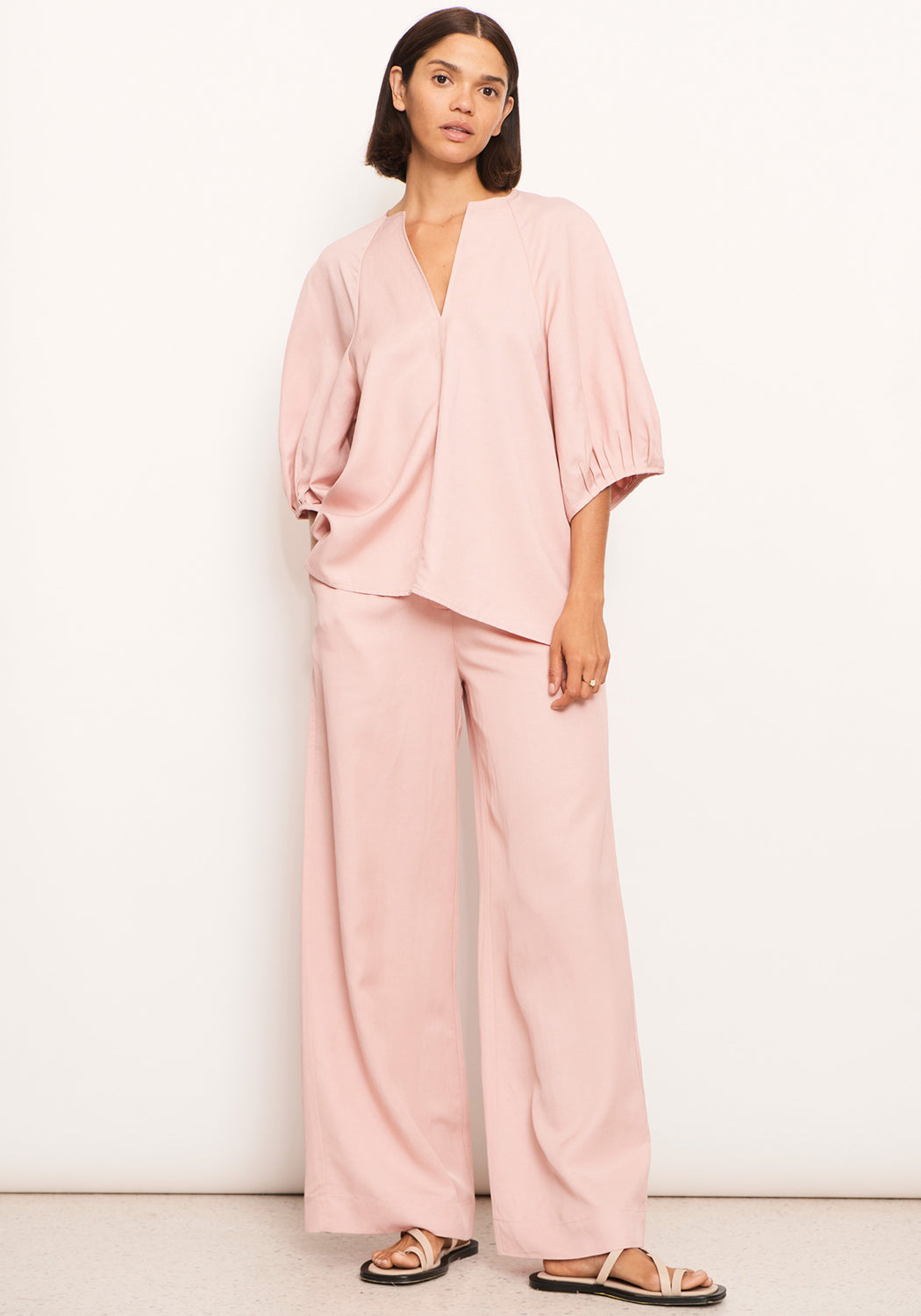 POL | SAKE FULL SLEEVE TOP |PINK