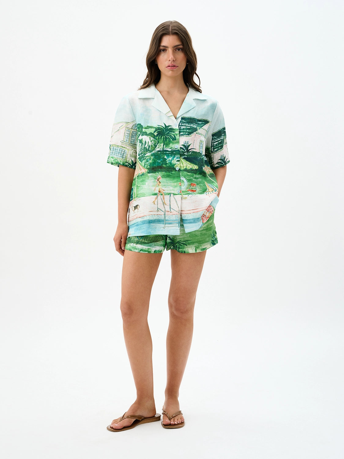 ROAME. | CRUZ SHIRT - POOLSIDE AFFAIR