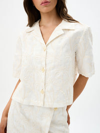 ROAME. | FREYA SHIRT - ROYAL PALM