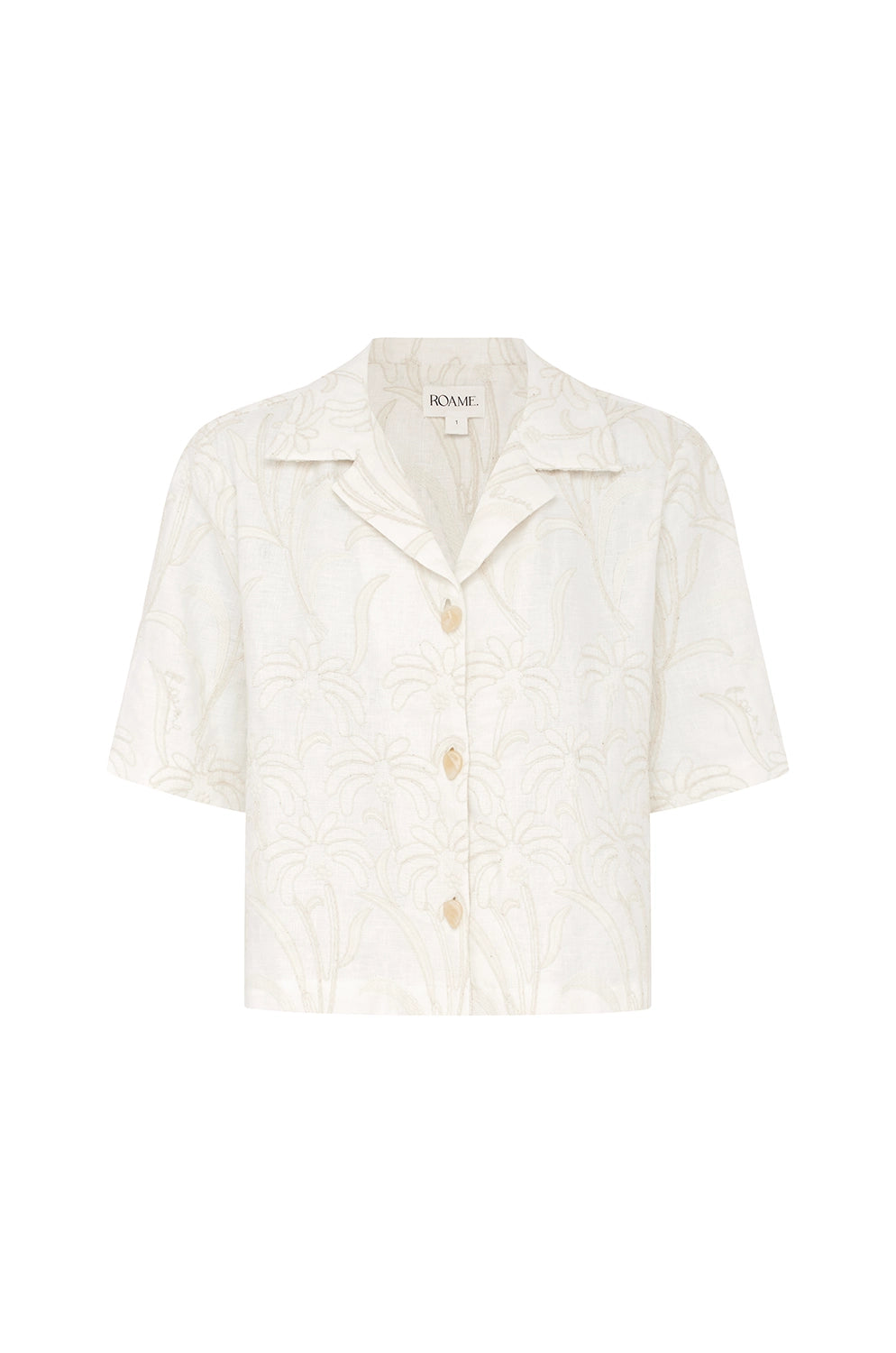 ROAME. | FREYA SHIRT - ROYAL PALM