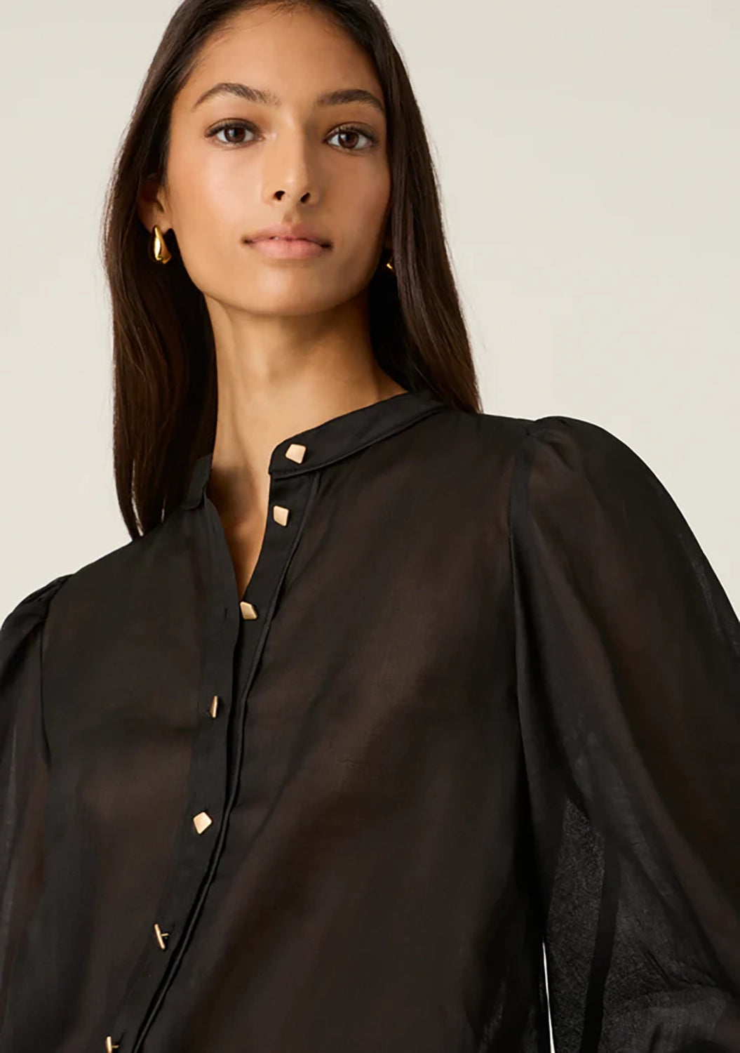 MOS THE LABEL | AURORA BLOUSE - BLACK