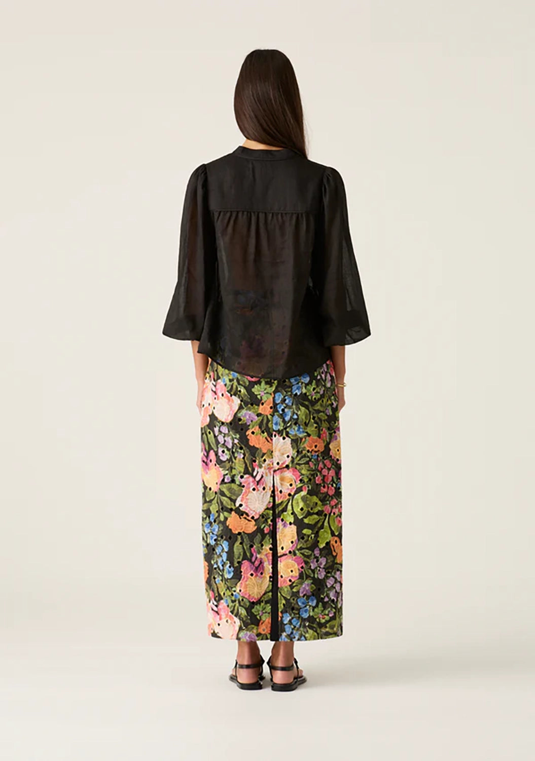 MOS THE LABEL | AURORA BLOUSE - BLACK