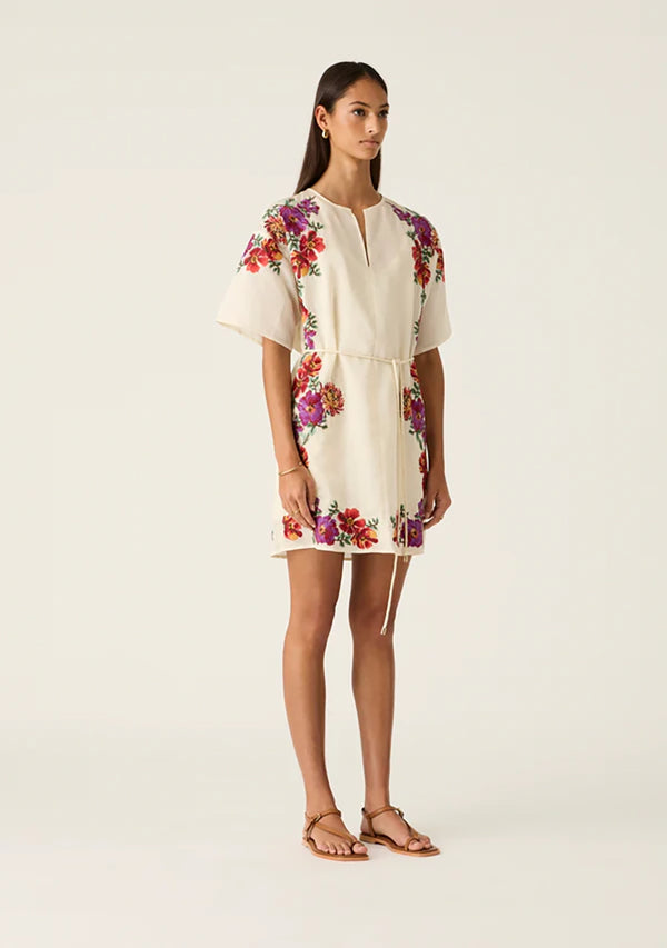 MOS THE LABEL | FRIDA EMBROIDERY MINI DRESS