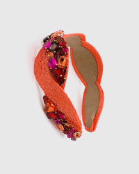 FORD MILLINERY | SUNNA HEADBAND - ORANGE